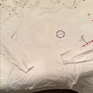 Vineyard Vines Classic White Long Sleeve Tee